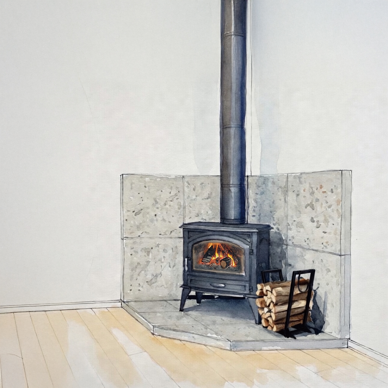 薪ストーブの優しいぬくもりと暮らす。